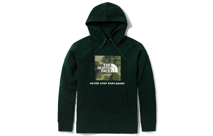 THE NORTH FACE Sweatshirts Unisex Green Hooded Moderate Regular