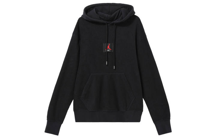 Jordan Jordan Sweatshirts Men's Black Hooded Moderate Regular