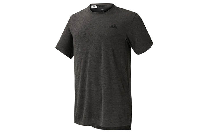 Adidas Adidas T Shirts Men's Black Crew Neck Moderate Straight Fit