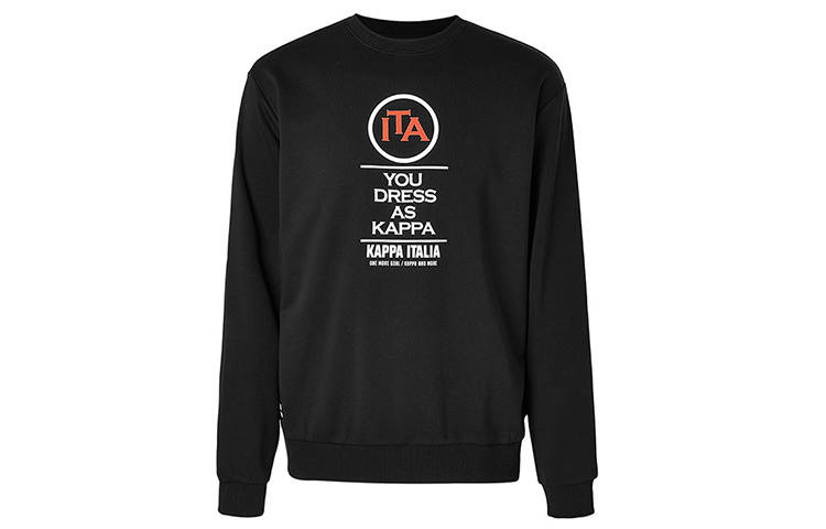 Kappa Kappa Sweatshirts Men's Crew Neck Moderate Regular
