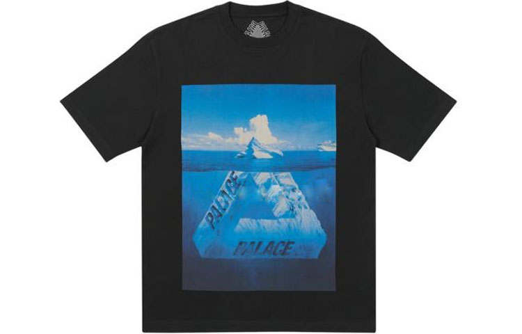 PALACE Iceberg T Shirt Unisex Black