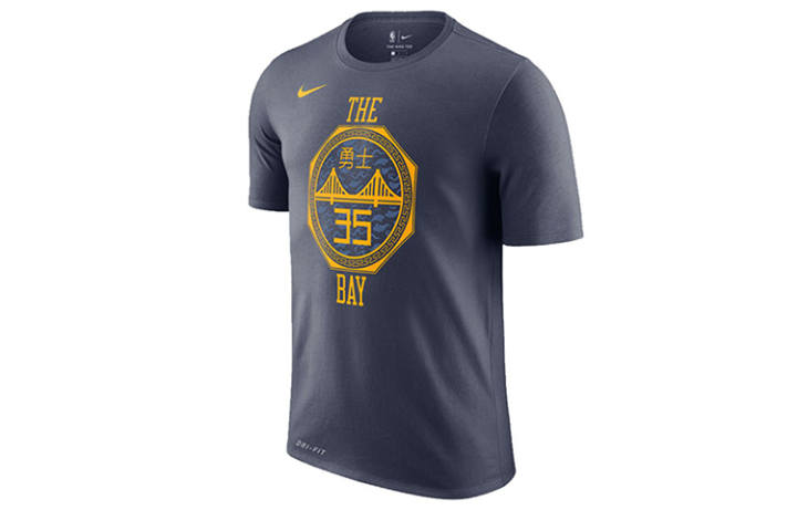 Nike Nike T Shirt Golden State Warriors Men's Gray