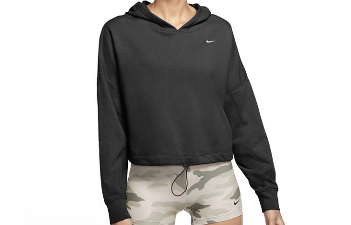 Nike Nike Sweatshirts Women's Black Hooded Moderate Regular
