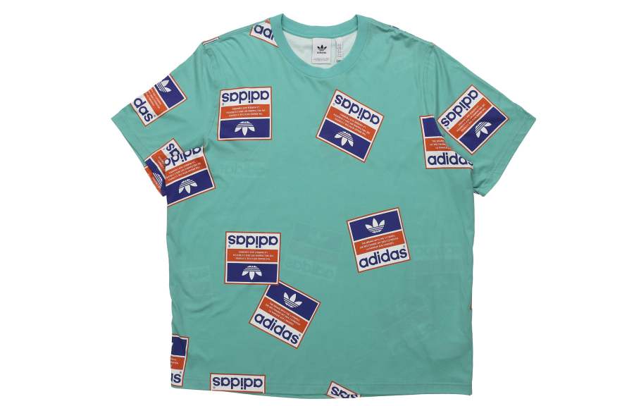 Adidas Originals T Shirts Men's Crew Neck Moderate
