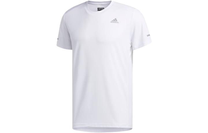 Adidas Adidas T Shirts Men's White Crew Neck Moderate