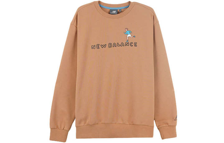 New Balance New Balance Sweatshirts Men's Umber Crew Neck Moderate Regular