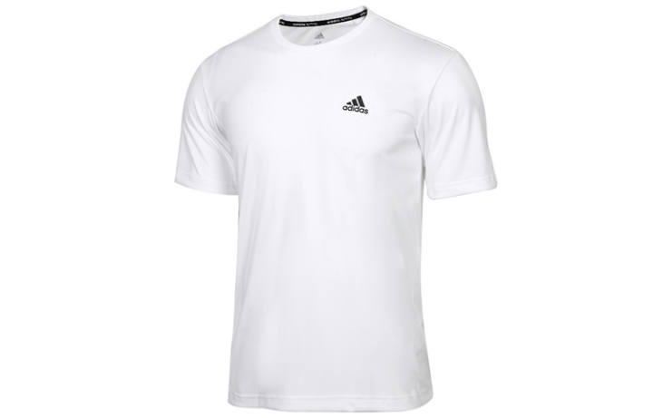 Adidas Adidas T Shirts Men's Crew Neck Moderate Straight Fit