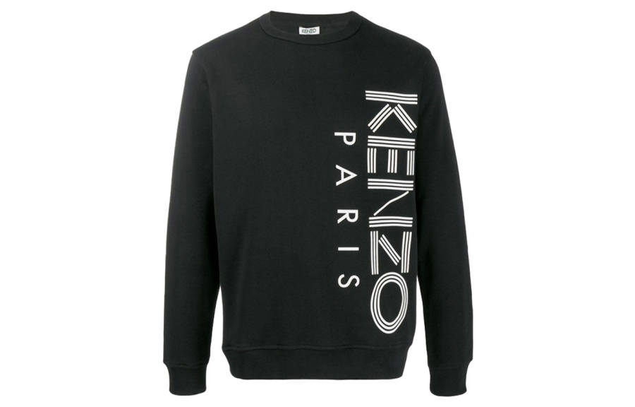 KENZO Kenzo logo-print crewneck sweater