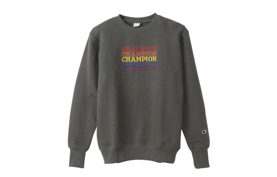 Champion Sports Fleece Lined Sweatshirt Japan Version Men's Light Green