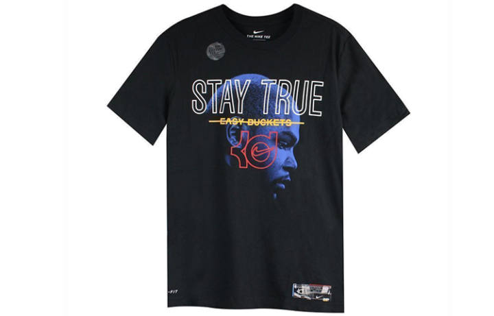 Nike Nike T Shirts Men's Black Crew Neck Moderate Straight Fit