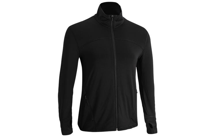Under Armour RUSH Sweatshirts Unisex Black Stand Collar Moderate Cardigan
