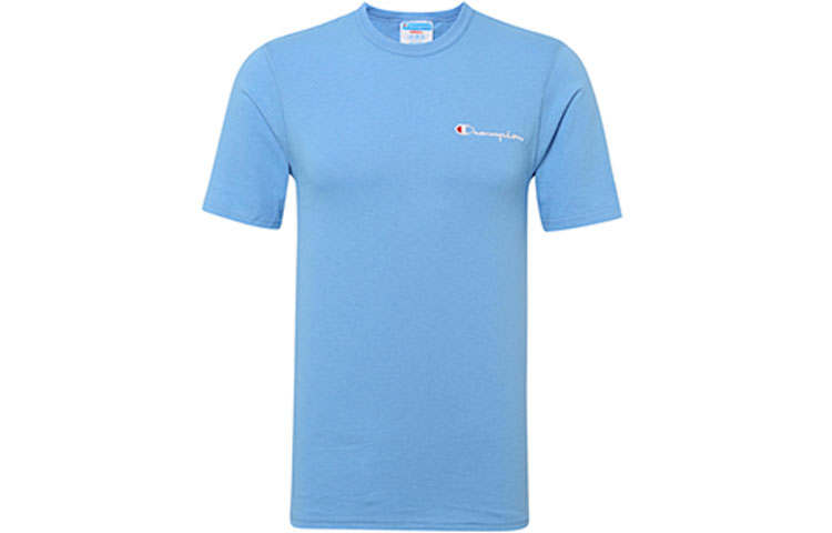Champion Straight Fit T Shirt US Version Men's Blue