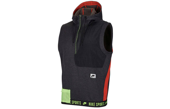 Nike Nike Sweatshirts Men's Whistling Green Hooded Moderate Regular