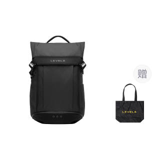 LEVEL8 Light Travel Collection Multi Layer Backpack Unisex Multicolor
