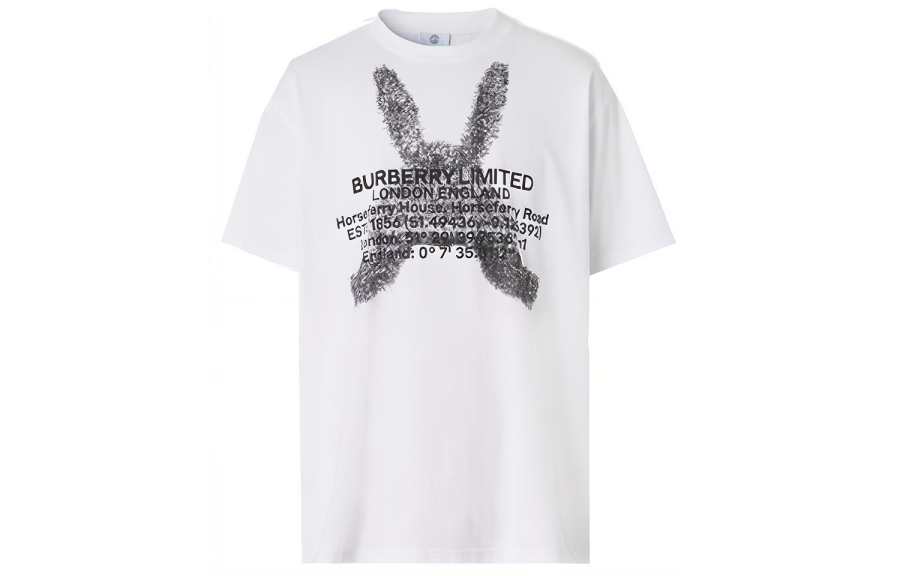 Burberry Montage Print Oversized T Shirt
