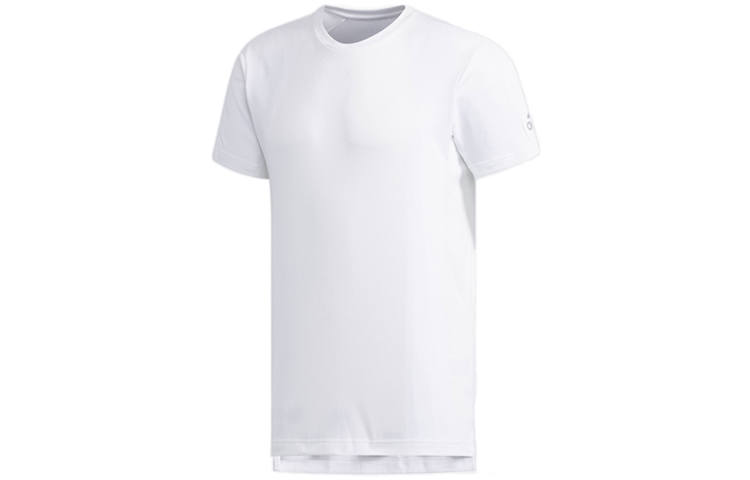 Adidas Adidas T Shirts Men's Pink White Crew Neck Moderate Straight Fit