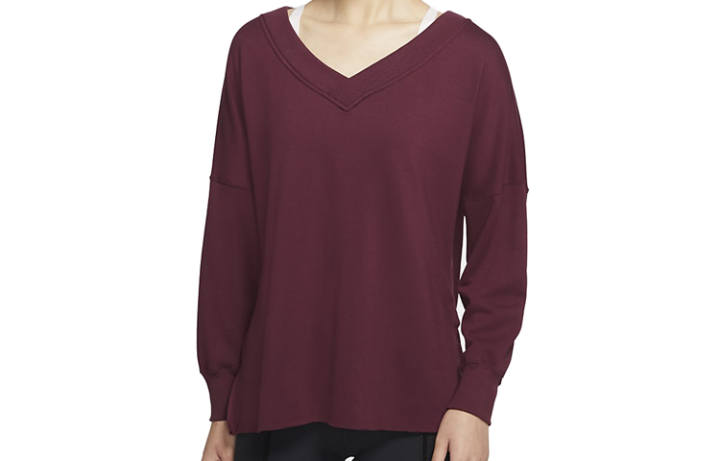 Nike Nike Sweatshirts Women's Nighttime Russet V Neck Moderate Regular