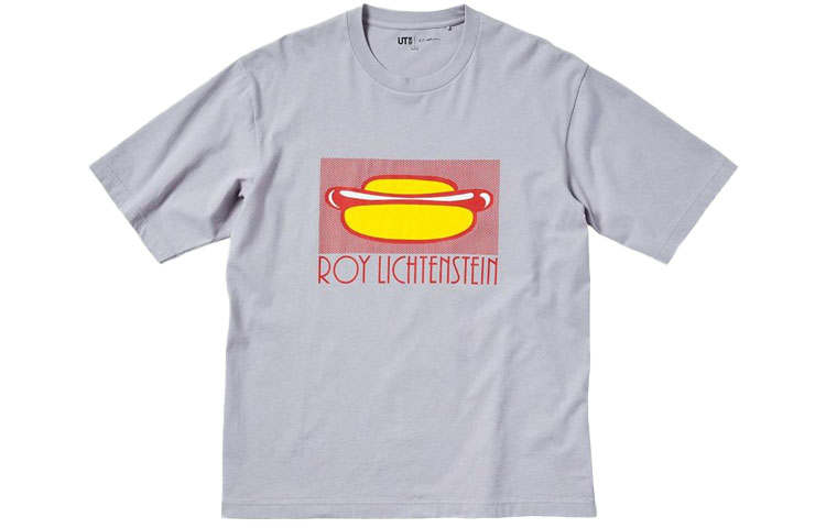 UNIQLO x Roy Lichtenstein T Shirt Unisex Gray
