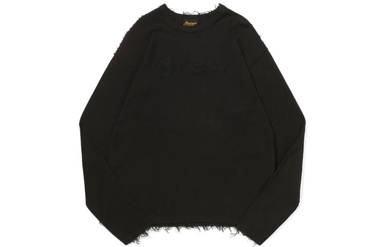 Drew house Letter Logo Series T Shirts Unisex Black Crew Neck Moderate Straight Fit