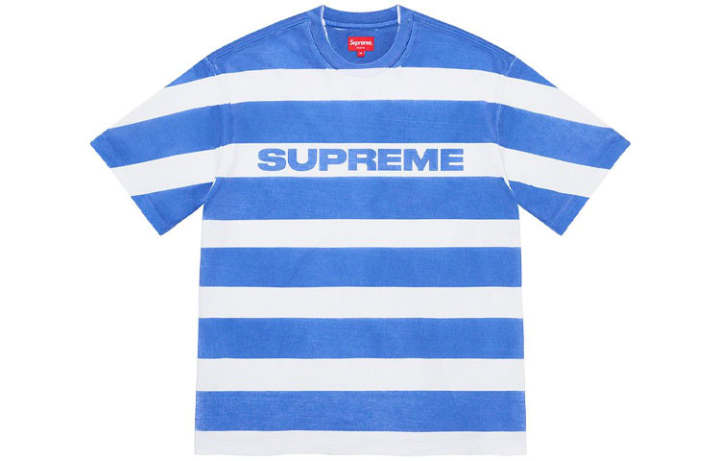Supreme Supreme Printed Stripe S/S Top