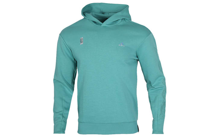 Adidas Adidas Sweatshirts Men's Emerald Hooded Moderate Regular