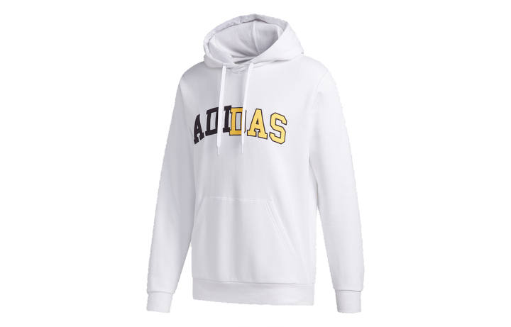 Adidas Adidas Sweatshirts Men's White Hooded Moderate Regular