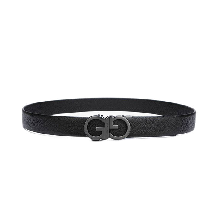 SEPTWOLVES SEPTWOLVES Automatic Buckle Cow Leather Belts Men's Width 3.5cm