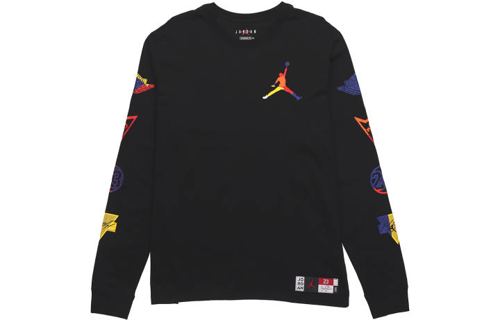 Jordan Jordan Sweatshirts Men's Black Crew Neck Moderate