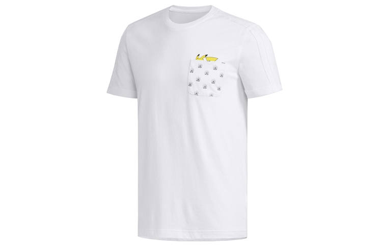 Adidas Neo X Pokemon T Shirts Men's Crew Neck Moderate Straight Fit