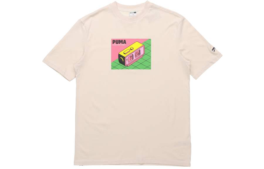 PUMA Set-in Sleeve T-Shirt Men's Birch Wood