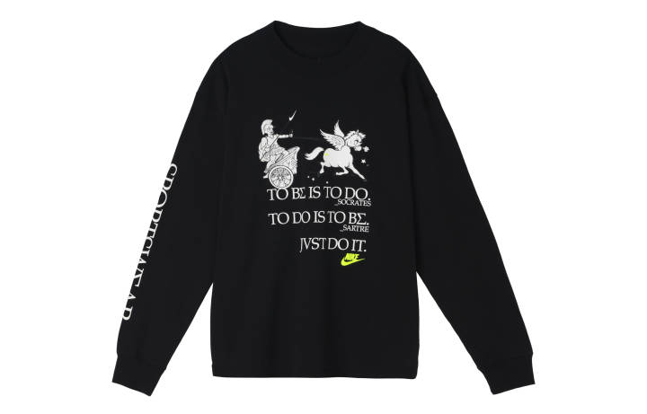 Nike Nike Sweatshirts Men's Black Crew Neck Moderate Regular