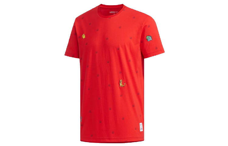 Adidas Neo T Shirts Men's Crew Neck Moderate Straight Fit