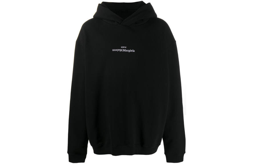 Maison Margiela Logo embroidered Cotton Hoodie