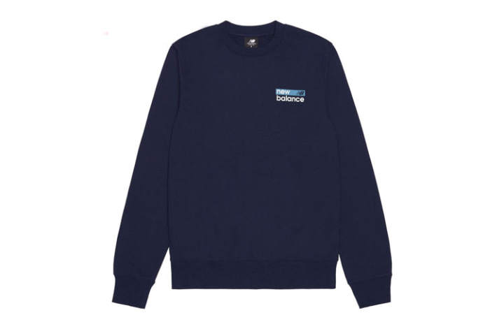 New Balance New Balance Sweatshirts Men's Dark Blue Crew Neck Moderate Regular