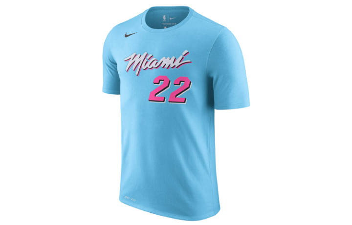 Nike Nike T Shirts Men's Blue Crew Neck Moderate Straight Fit