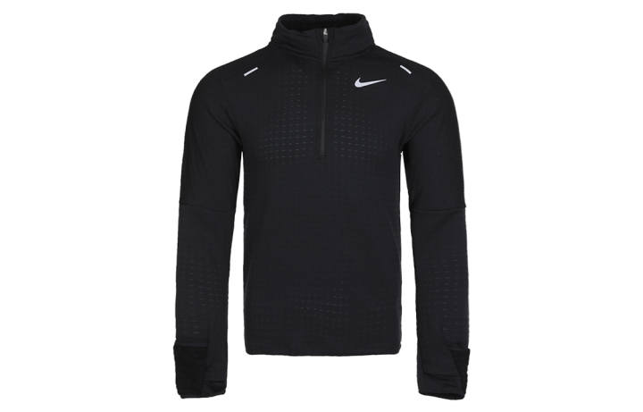 Nike Nike Sweatshirts Men's Black Stand Collar Thickened Regular