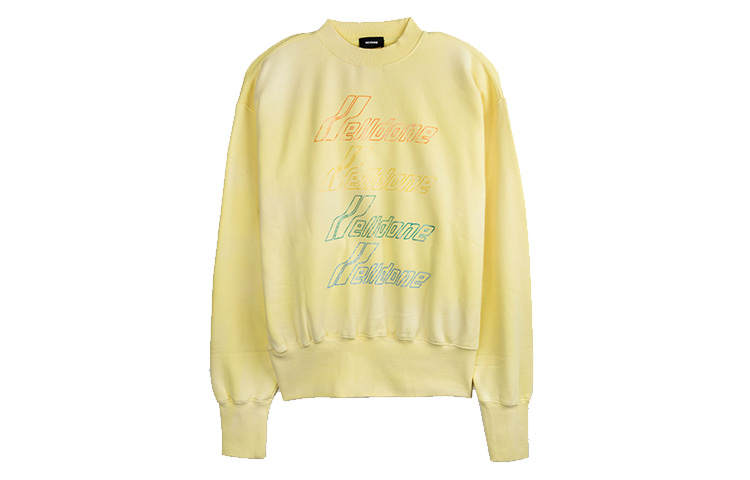 WE11DONE WE11DONE Sweatshirt Unisex Yellow