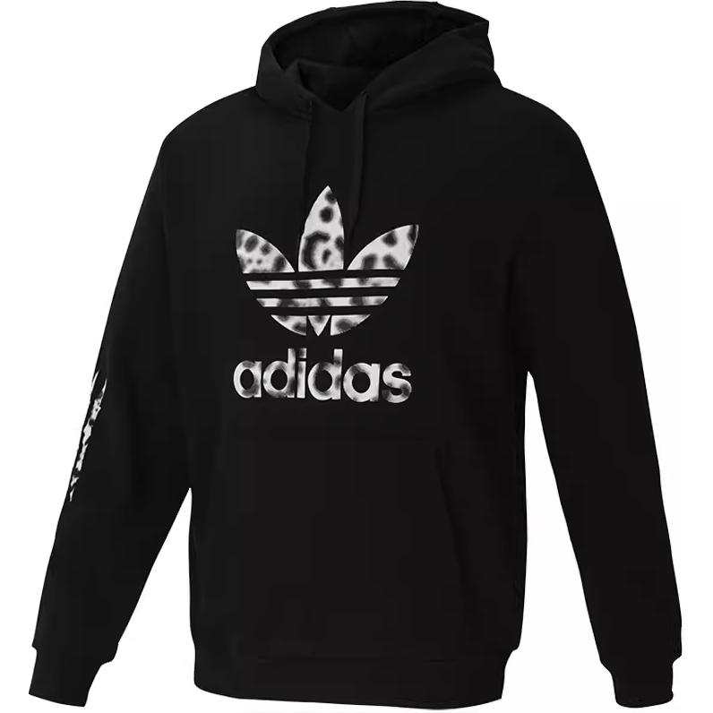 Adidas Originals Sweatshirts Men's Black Hooded Moderate Regular