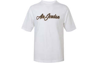Jordan T Shirts Men's Crew Neck Moderate Straight Fit