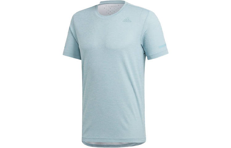 Adidas Adidas T Shirts Men's Smoke Gray Crew Neck Moderate Straight Fit