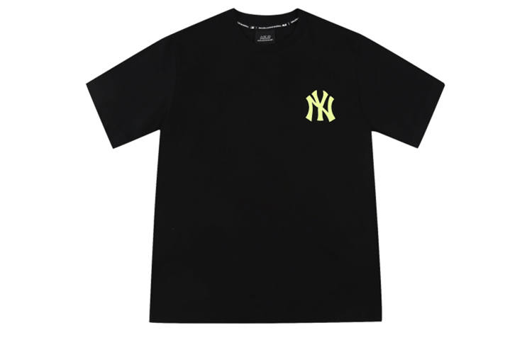 MLB MLB T Shirts Unisex Black Crew Neck Moderate Straight Fit
