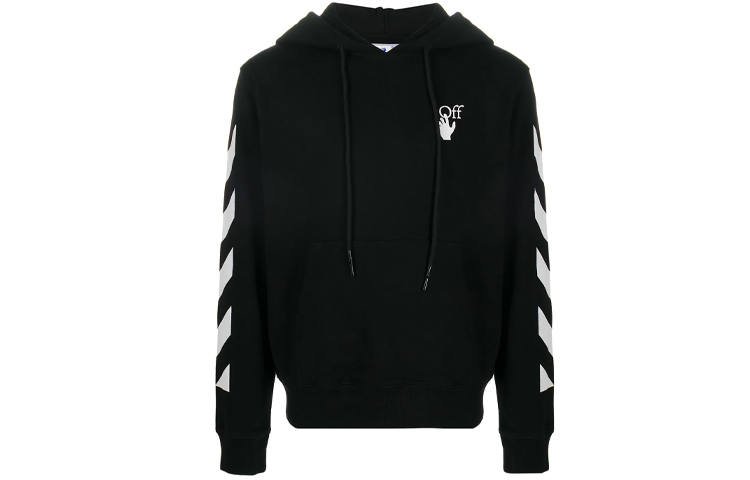 OFF-WHITE OFF WHITE Diagonal Stripes Hoodie