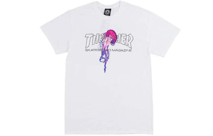 Thrasher Thrasher T Shirt US Version Unisex White