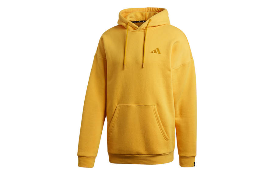 Adidas Adidas Sweatshirts Men's Gold Hooded Moderate Regular