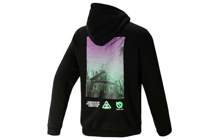 Adidas Originals Sweatshirts Men's Black Hooded Moderate Regular