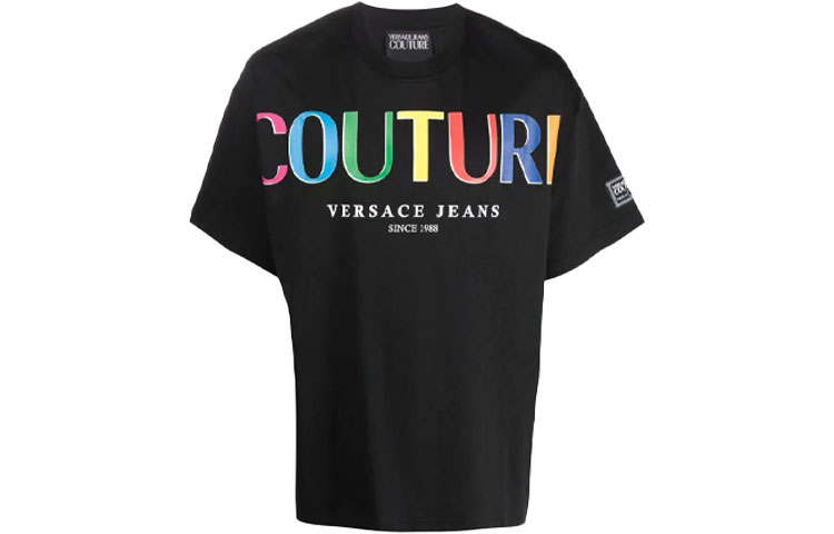 VERSACE JEANS COUTURE FW21 T Shirt Men's Black