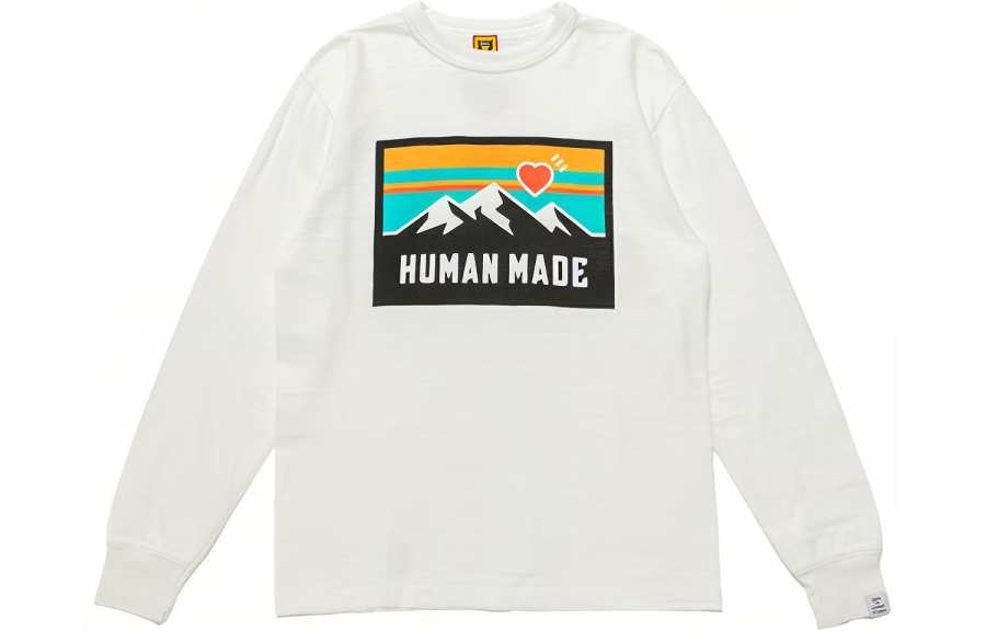 HUMAN MADE T Shirts Men's Crew Neck Moderate Straight Fit