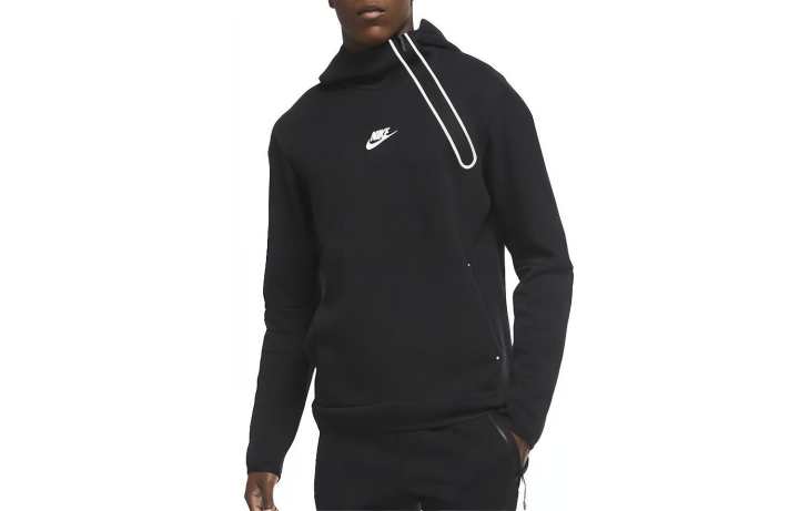 Nike Nike Sweatshirts Men's Black Hooded Moderate Regular