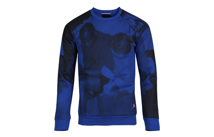 Jordan Jordan Sweatshirts Men's Blue Crew Neck Moderate Regular