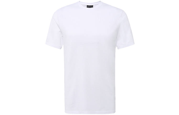 EMPORIO ARMANI T Shirts Men's White Crew Neck Moderate